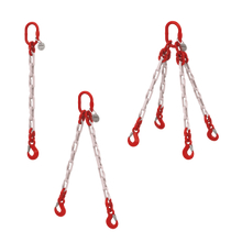 Synthetic chain sling suspension gear