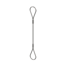 Wire rope sling 1-strand with Flemish eyes (eyelets)