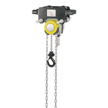Pulley block 360° with space-saving roller running gear