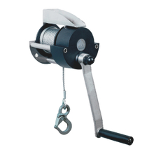 Wall mounted rope winch