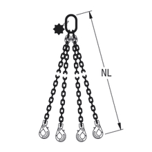HIT Chain slings in quality grade 8 4 leg Safety load hooks