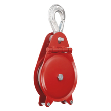 Rope pulley, can be opened